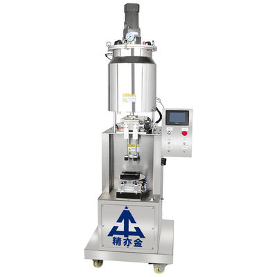 220V 50Hz Lip Gloss Tube Filler Machine 2.3kw Baja tahan karat