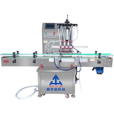 Stainless steel SUS304 Mesin Pengisian Pump Gear Empat Kepala
