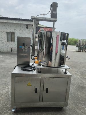 Servo Mesin Penuh Kepala Ganda Untuk Krim 5KW 80L Volume Drum