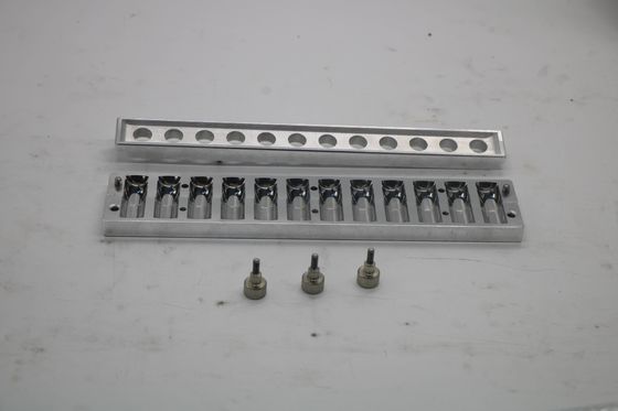 12 lubang lip stick mold Vermicelli lip balm mold tray perak