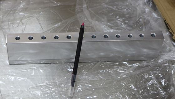 Pena busa Custom Lipstick Cetakan Dua belas lubang paduan aluminium