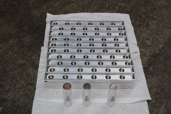 6 Lubang Vermicelli Profesional Lipstick Mold CE ISO Bersertifikat