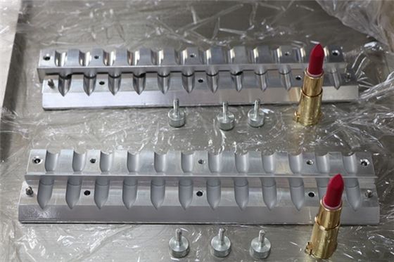 Matte Frosted Bird's Beak Custom Lipstick Mold Dengan 12 Lubang