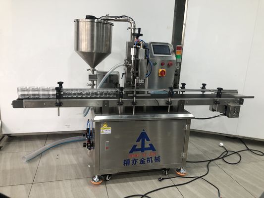 Satu Kepala Servo Mesin Pengisian Otomatis Gear Pompa 6000 Botol Per Jam