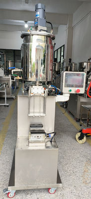 220V 2.3kw Mesin Pengisi Lip Gloss Otomatis Dua Kepala Lip Gloss Mesin Pengisi Kuantitatif