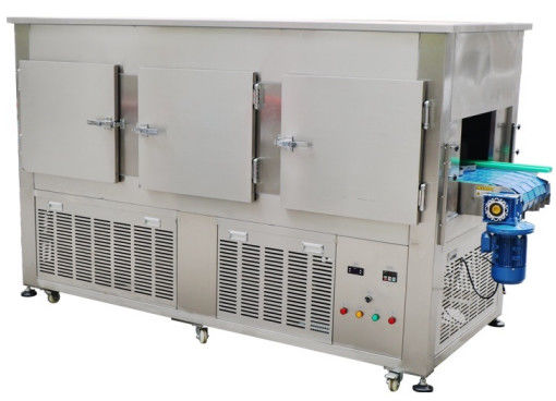 AC Motor Lipstick Produksi Line Lima Lane Circulating Freezing Tunnel Mesin
