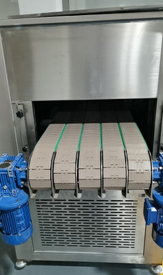 AC Motor Lipstick Produksi Line Lima Lane Circulating Freezing Tunnel Mesin