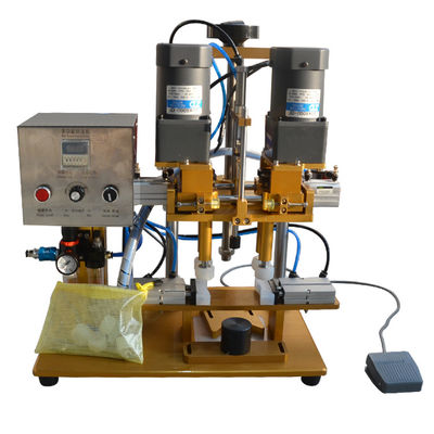 Semi-otomatis capping lini produksi 220V 380V botol capping mesin