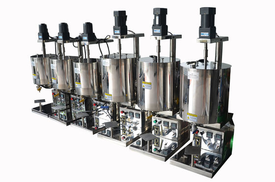 Mesin Pengisi Lipstick Dipanaskan Sederhana 20L Mesin Pengisi Lipstick Aluminium Mold