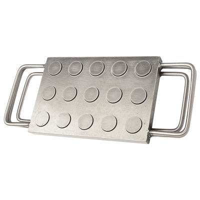 15 Holes Powder Pressing Machine dapat menekan 15pcs eyeshadow sekali waktu