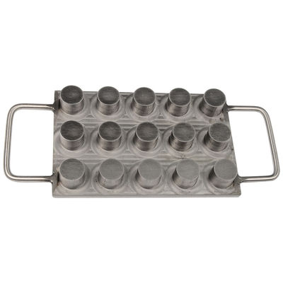 15 Holes Powder Pressing Machine dapat menekan 15pcs eyeshadow sekali waktu
