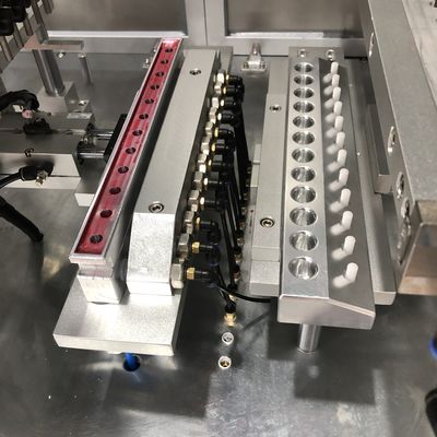 Otomatis 12 Lubang Lipbalm Aluminium Mold Demoulding Mesin